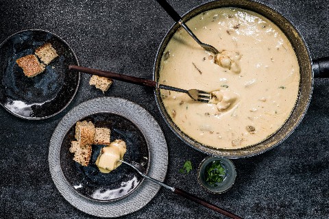 Steinpilz-Fondue