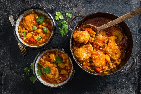 Mango-Poulet-Eintopf