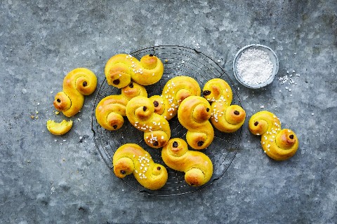 Lussekatter (dolce lievitato svedese)