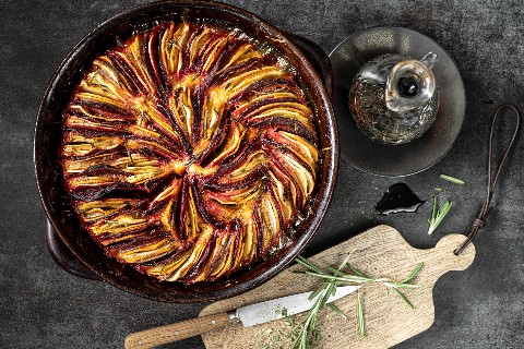 Root vegetable gratin