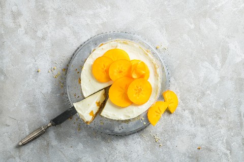 Kaki-Cheesecake
