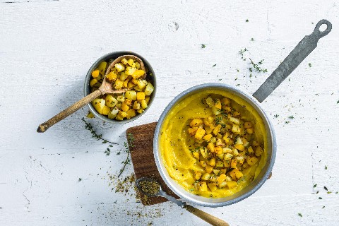 Pumpkin and potato puree