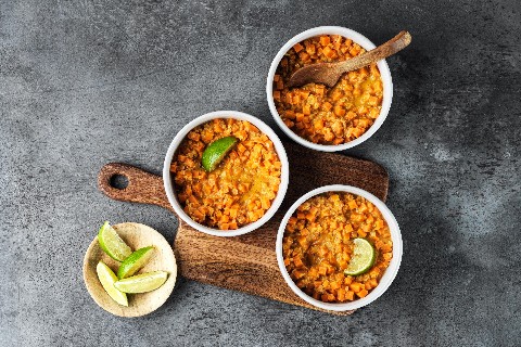 Potée de patates douces aux lentilles