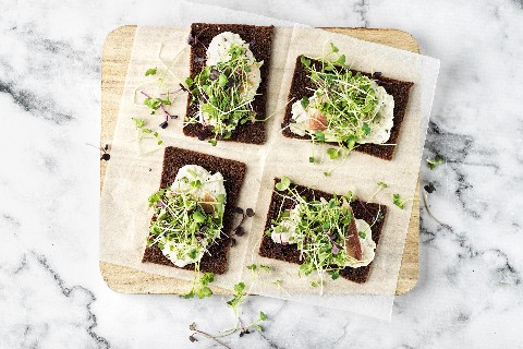 Pumpernickel con trota