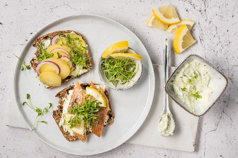 Smørrebrød au cresson