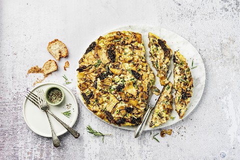 Paniermehl-Pilz-Quiche