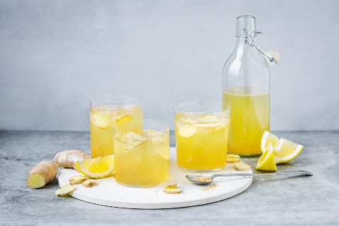 Limonade au gingembre et à la fleur d'oranger