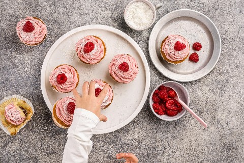 Himbeer-Cupcakes