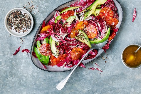 Blutorangen-Wintersalat