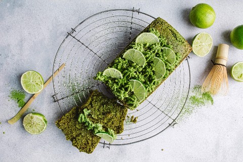 Gâteau moelleux au matcha