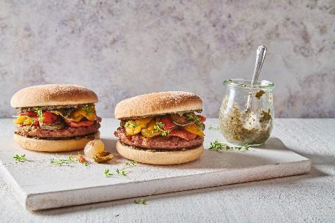 Veganer Blitz-Burger