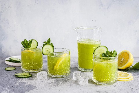Limonade au concombre