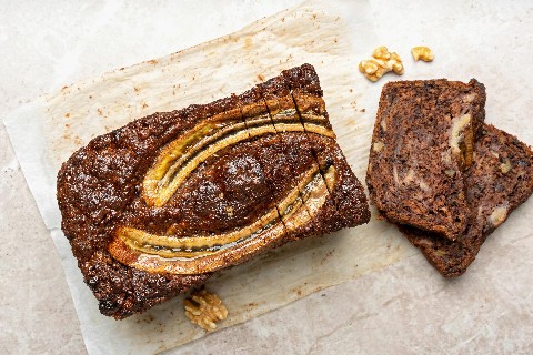 Veganes Schokoladen-Bananenbrot