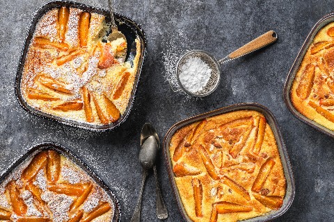 Clafoutis all'albicocca