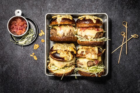 Raclette burgers