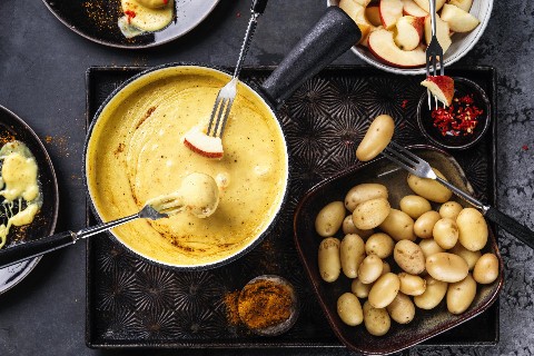 Curry fondue