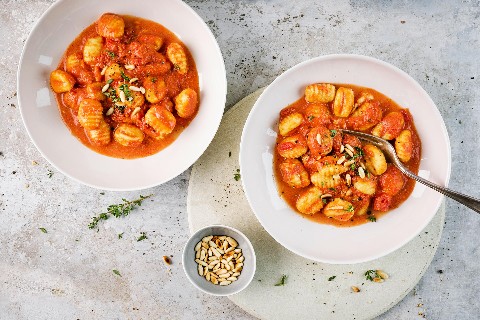 Gnocchis à la sauce tomate onctueuse