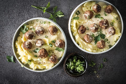Köttbullar et purée