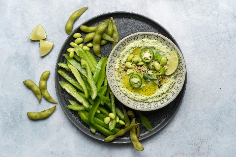Houmous aux edamames