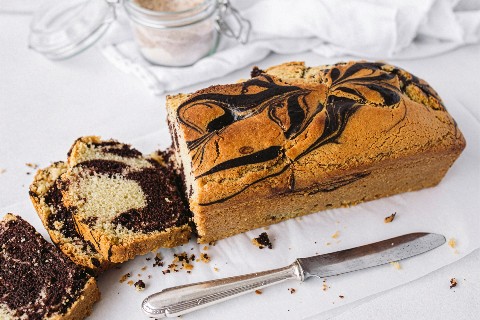 Gâteau marbré vegan
