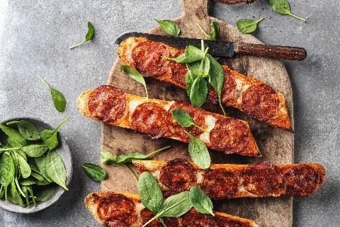 Pizza baguettes