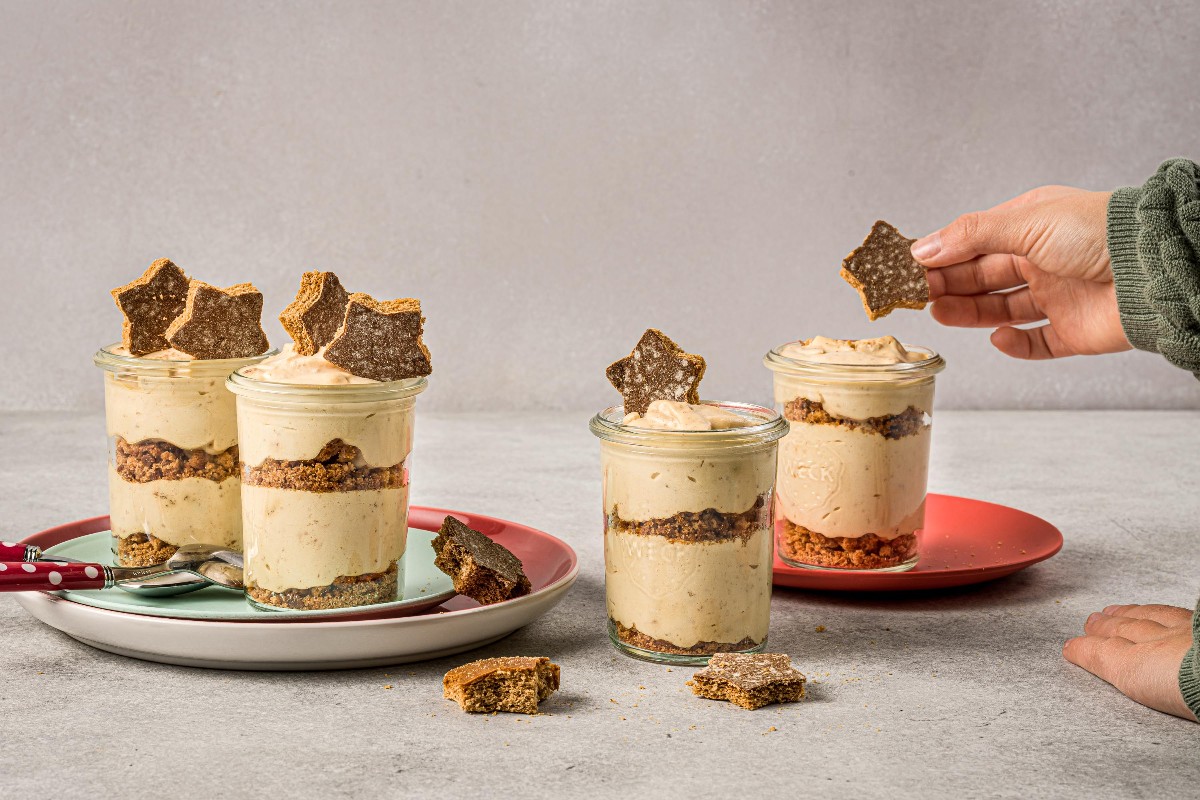 White chocolate and gingerbread mousse - Recipes | little FOOBY