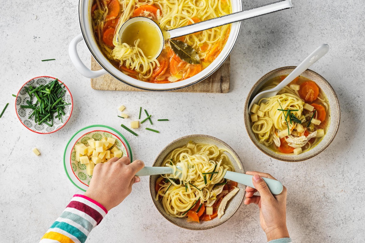 Chicken noodle soup - Recipes | little FOOBY
