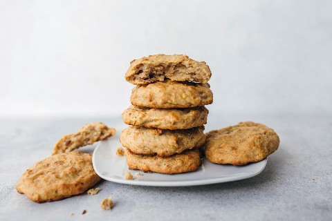 Cookies di pane alle banane ai 5 ingredienti