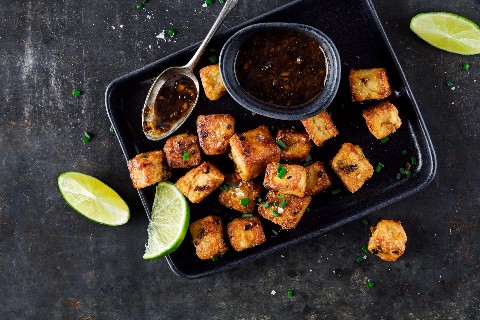 Bocconcini di tofu croccante