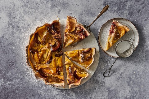 Tarte aux fruits aux restes