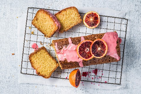 Cake à l'orange sanguine