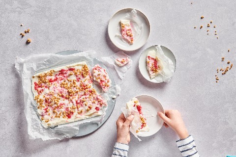 Frozen Jogurt-Platte