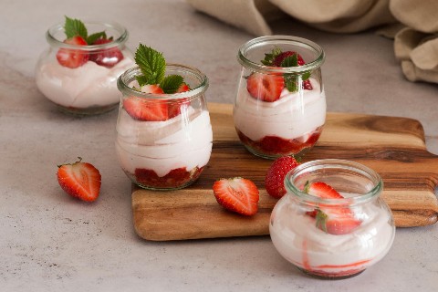 Torta alle fragole e formaggio no bake
