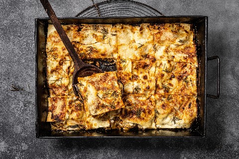 Auberginen-Lasagne mit Hackfleisch