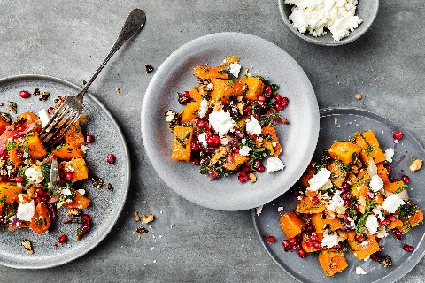 Kürbis-Feta-Salat
