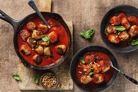 Ricotta-Brot-Polpette