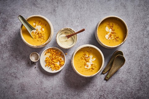 Potage au pommes de terre et au poreaux