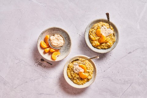 Clementinen-Mohn-Porridge