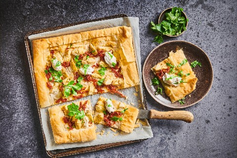 Strudel-Tarte mit Artischocken