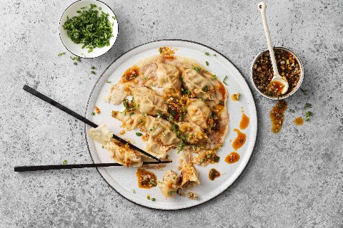 Dumplings with skirt