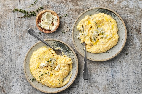 Polenta au gorgonzola
