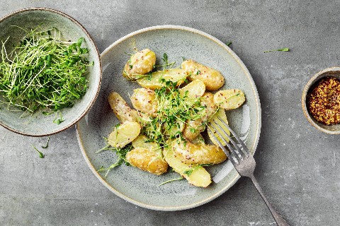 Potato and cress salad