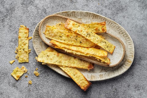 Rosemary and parmesan crackers