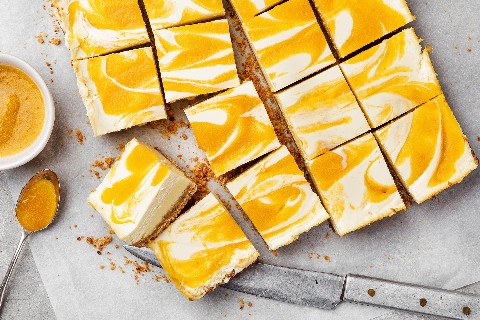Swirl-cheesecake aux abricots