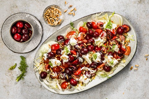 Cherry and tomato salad