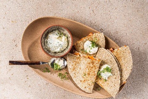 Quesadillas con zucca