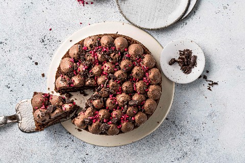 Tourte au chocolat végane