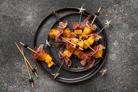 Bites di zucca e prosciutto crudo