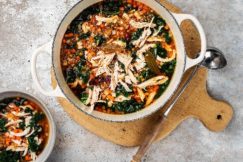 Hühnersuppe mit Quinoa