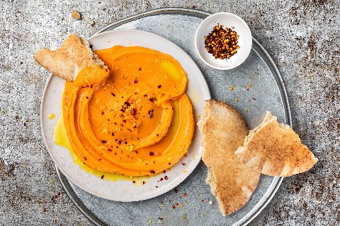 Süsskartoffel-Hummus